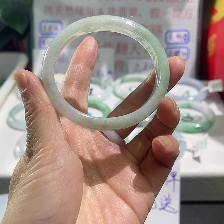 翡翠未镶嵌手镯纯天然缅甸缅甸翡翠手镯