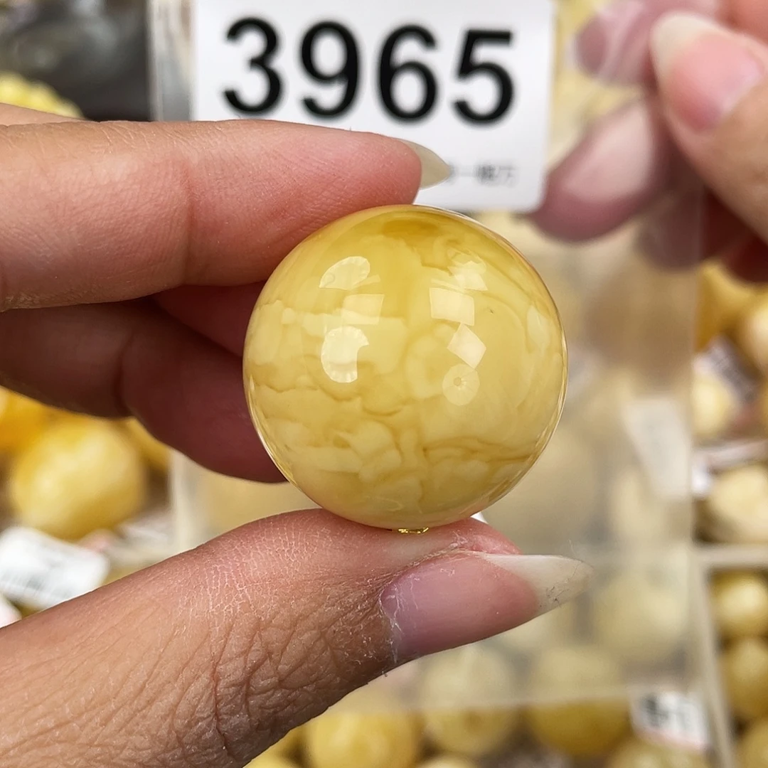 蜜蜡未镶嵌裸石27皮纹