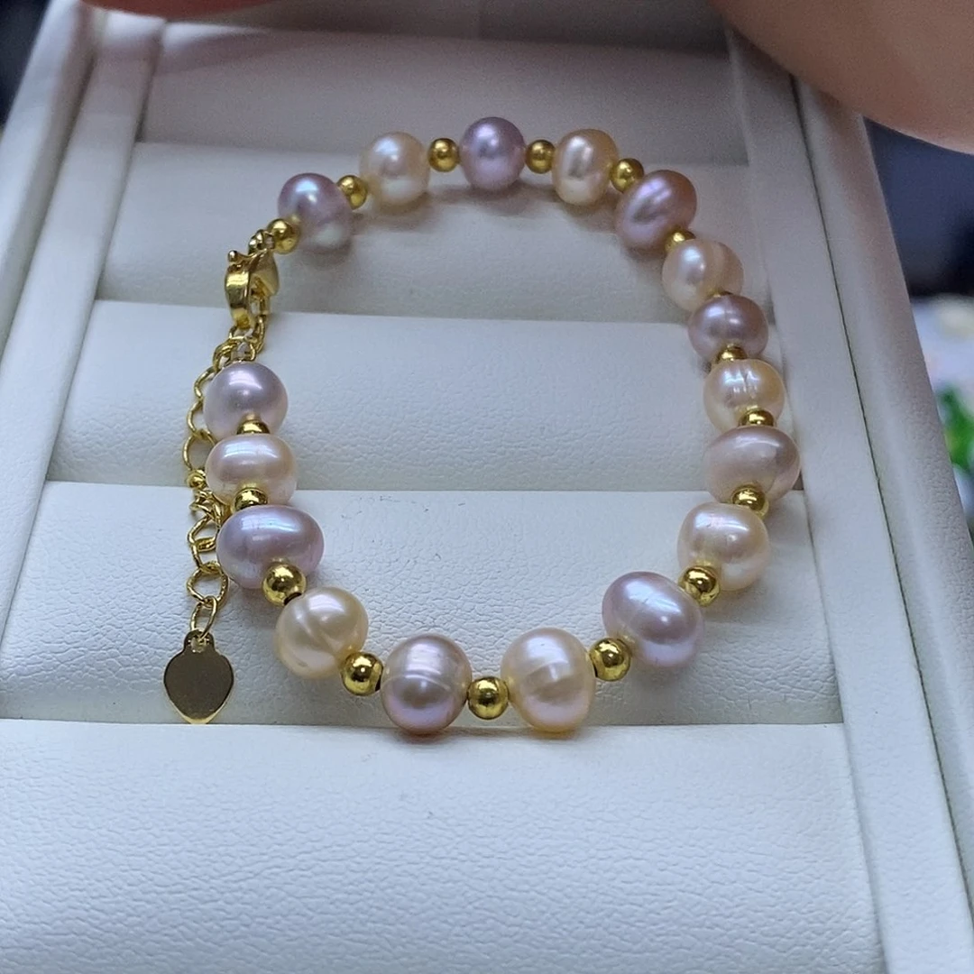 合金手绳淡水珍珠