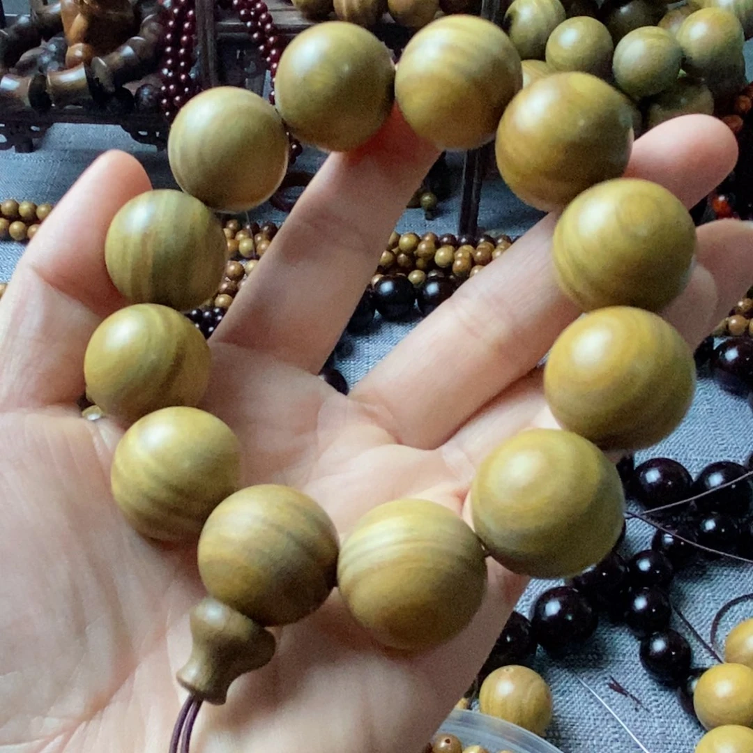 维腊木（绿檀）手串/手链柠*本