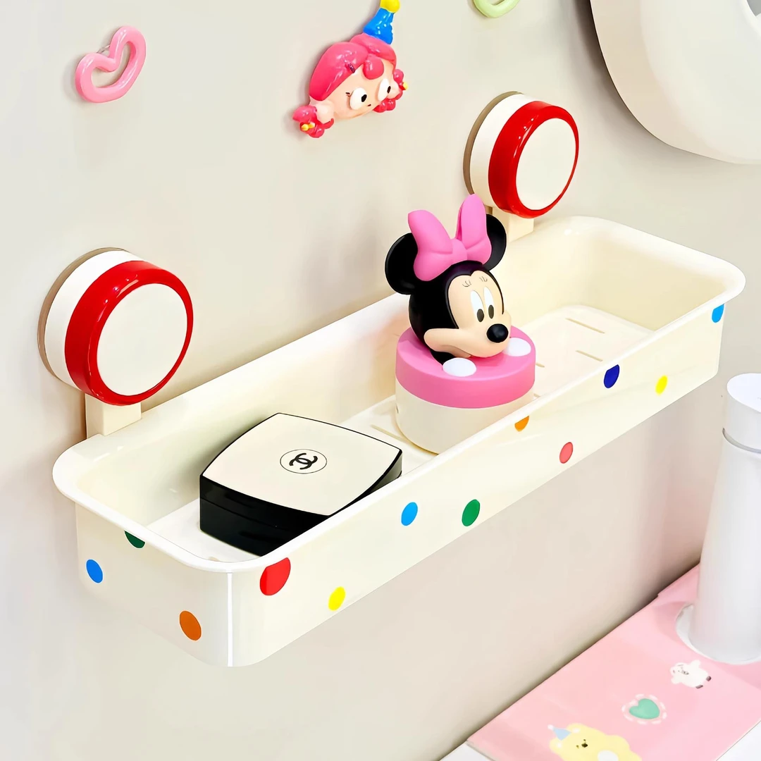 吸盘卫生间置物架壁挂式免打孔家用洗手间洗手台洗漱台墙上收纳架