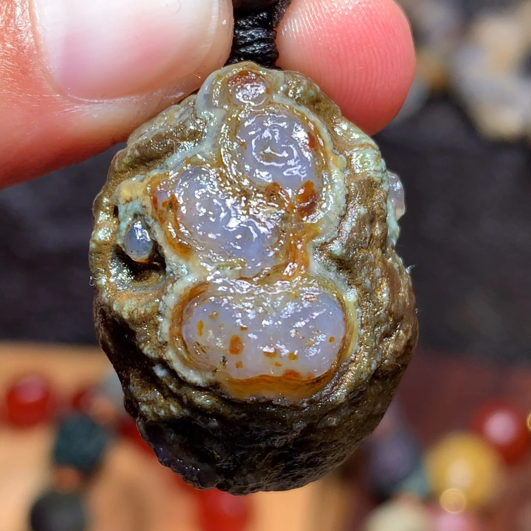 未镶嵌玛瑙/玉髓珠宝半成品