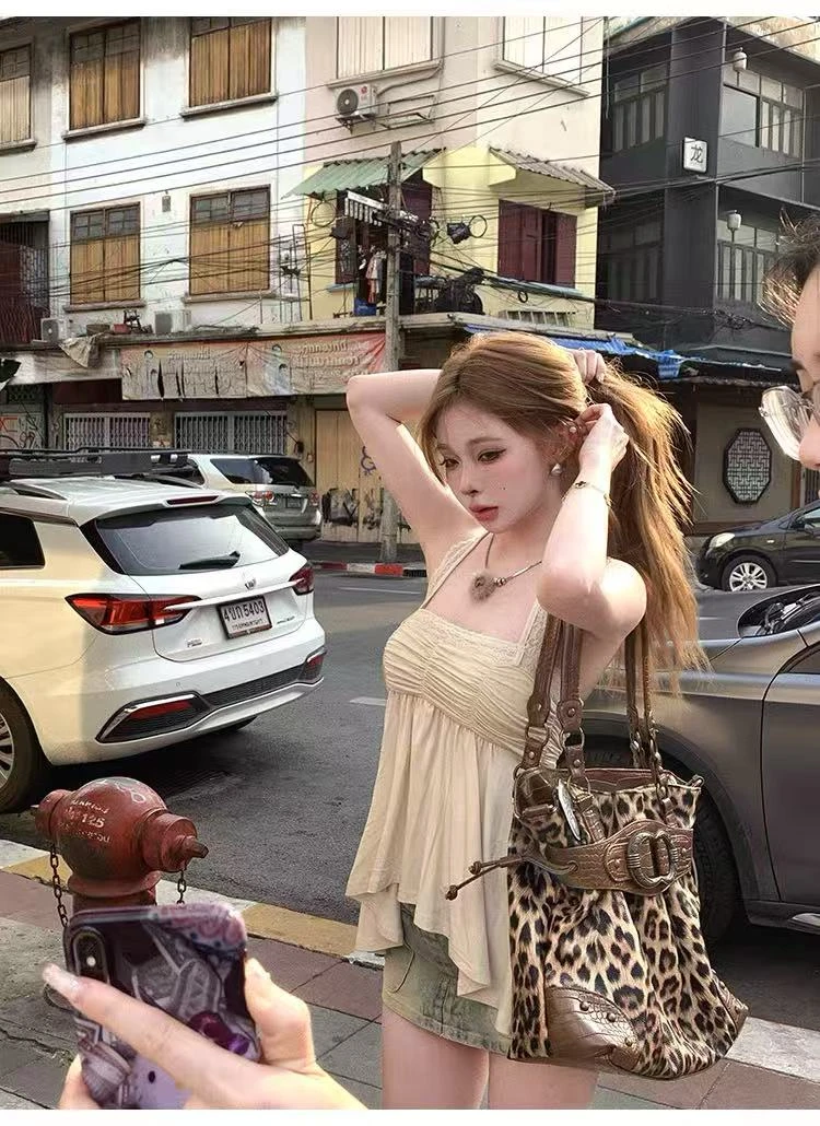13-40新款时尚百搭气质性感辣妹连衣裙两件套女