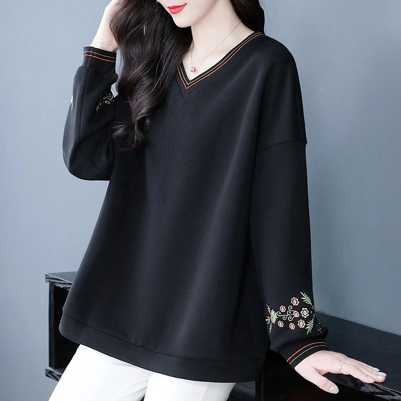 撞色卫衣女229769