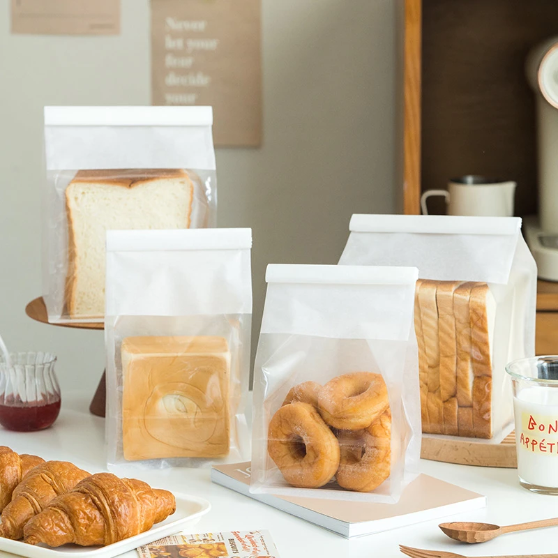 吐司包装袋450g切片土司面包饼干烘焙麻薯餐包自封口铁丝卷边袋子
