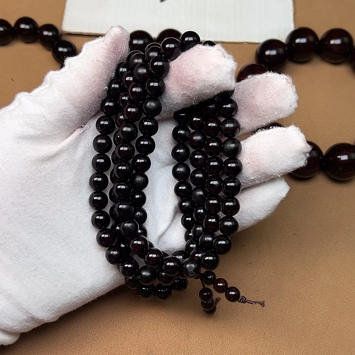 小叶紫檀手串/手链0.8*108