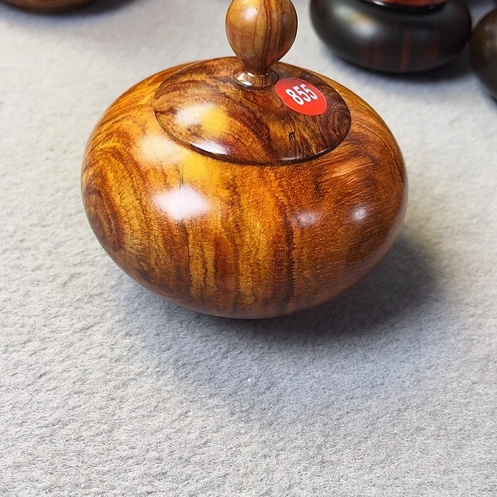 黄花梨/降香黄檀用****7越南黄花梨茶叶罐一个