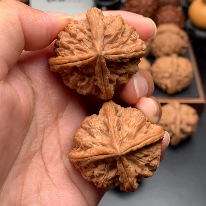 把件文玩核桃43全品雨花石精品四楞