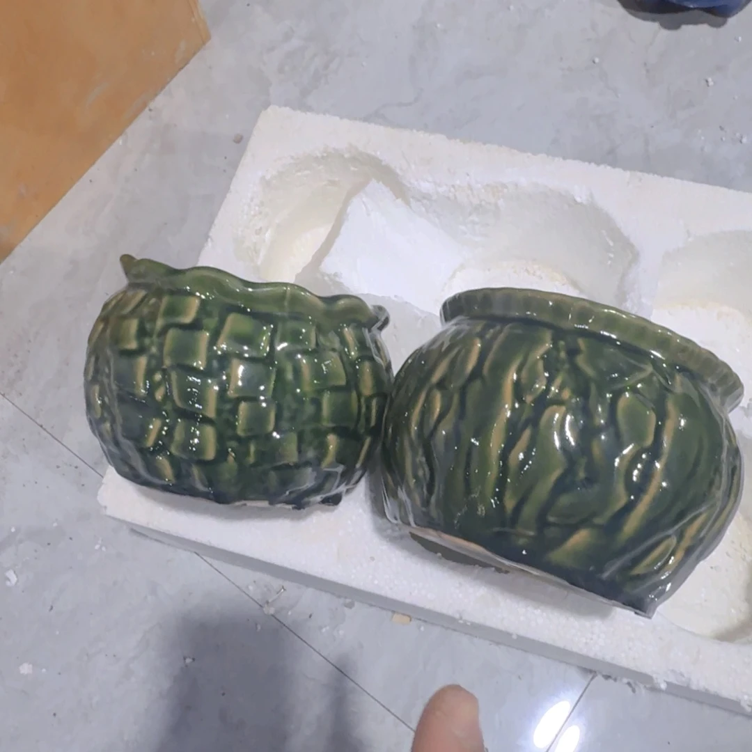 紫砂花盆瑕疵瑕疵