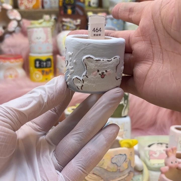 464狗狗手绘海浪拇指