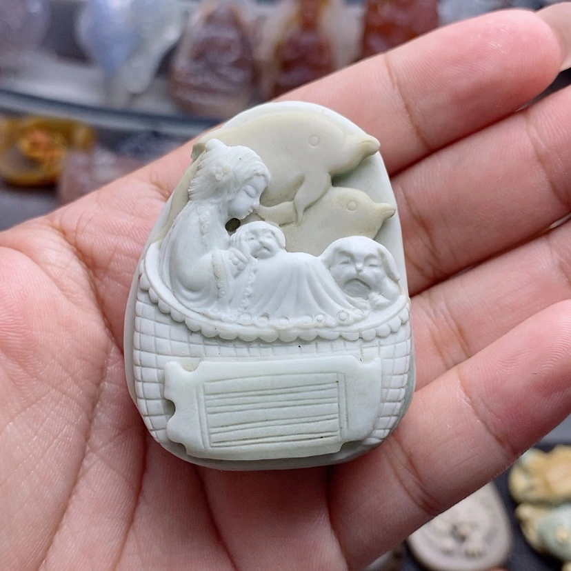 【闪购商品】未镶嵌吊坠定制石英质玉