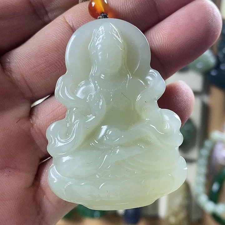 和田玉（糖玉）未镶嵌颈饰