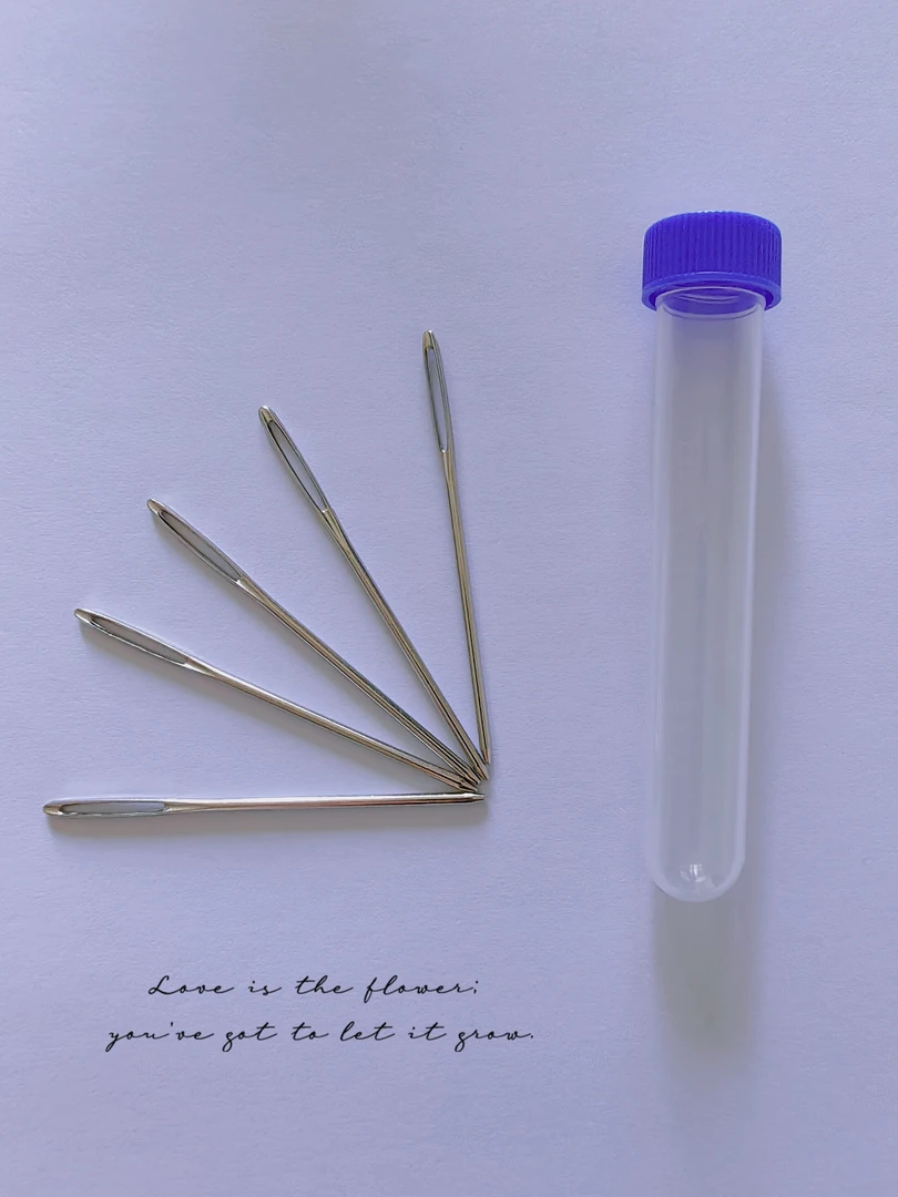 钢针钝头大尾针手工编织工具