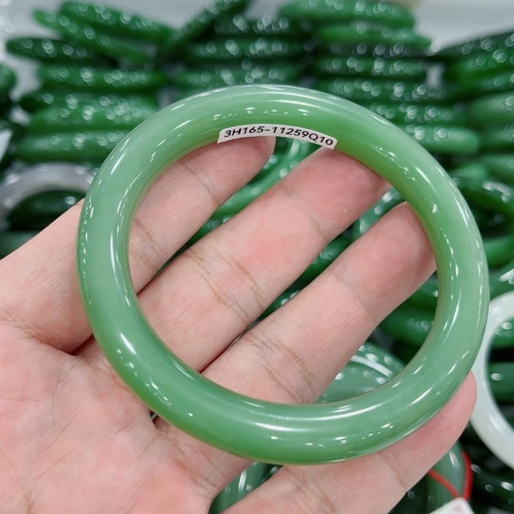 和田玉未镶嵌手镯59～0