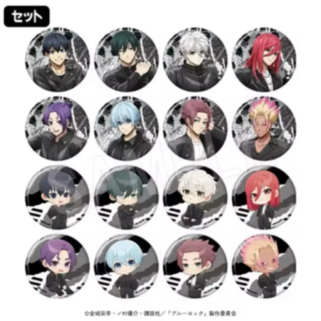 【日谷】蓝色监狱蓝锁 aj2025场贩 紧身黑皮衣吧唧盲盒