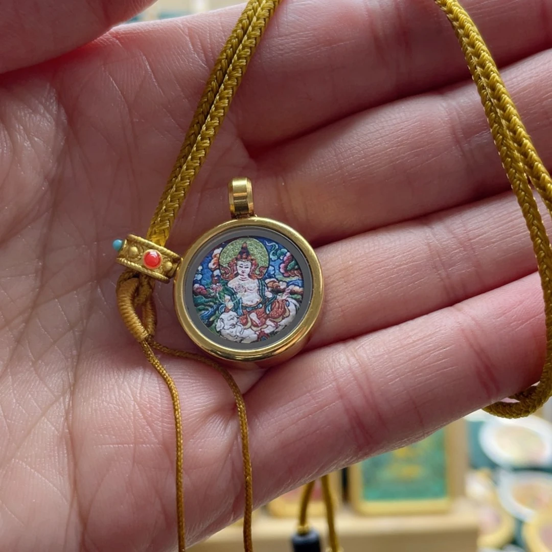 吊坠拨**日唐卡的制作方法与技巧第二章第二