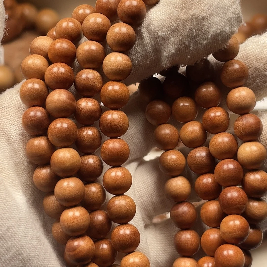 檀香木手串/手链老山檀香108/08横纹红肉