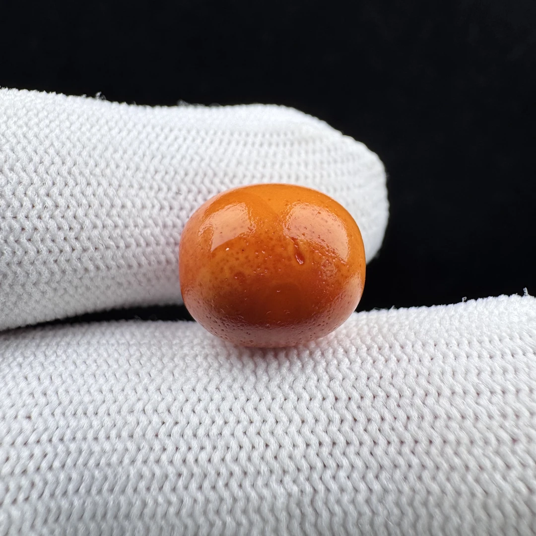 A8526天然原矿蜜蜡老蜡枣珠11.8*13.2mm支持复检假一罚十