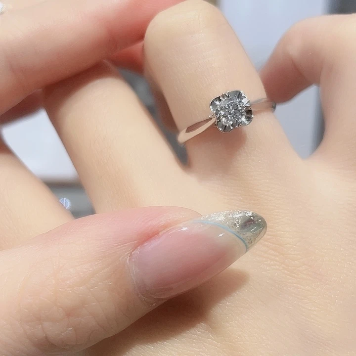 钻石铂Pt950镶嵌戒指/指环A18090679