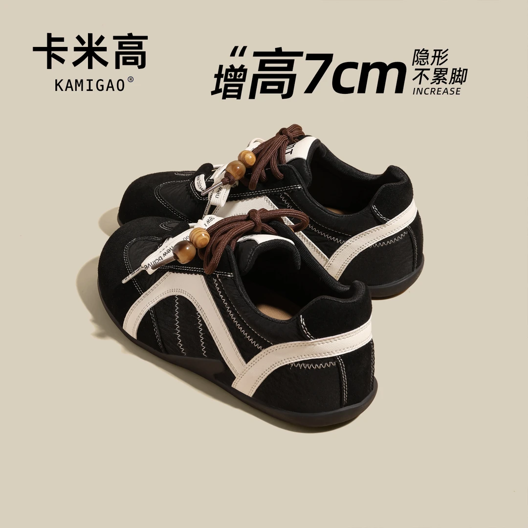 7CM内增高德训鞋爆款2025秋季百搭时尚休闲运动阿甘鞋KM-W2566-3