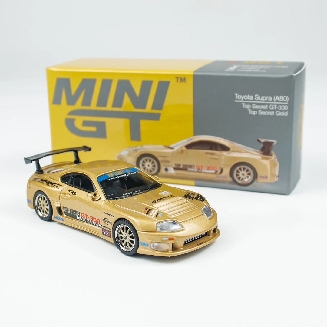 【拆封展车】MINIGT车模1:64 961号 合金 丰田速霸A80 汽车模型