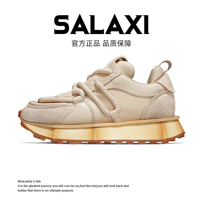 SALAXI【情侣款】2025夏季新品重工减震情侣男女潮鞋轻便漫步阿甘鞋