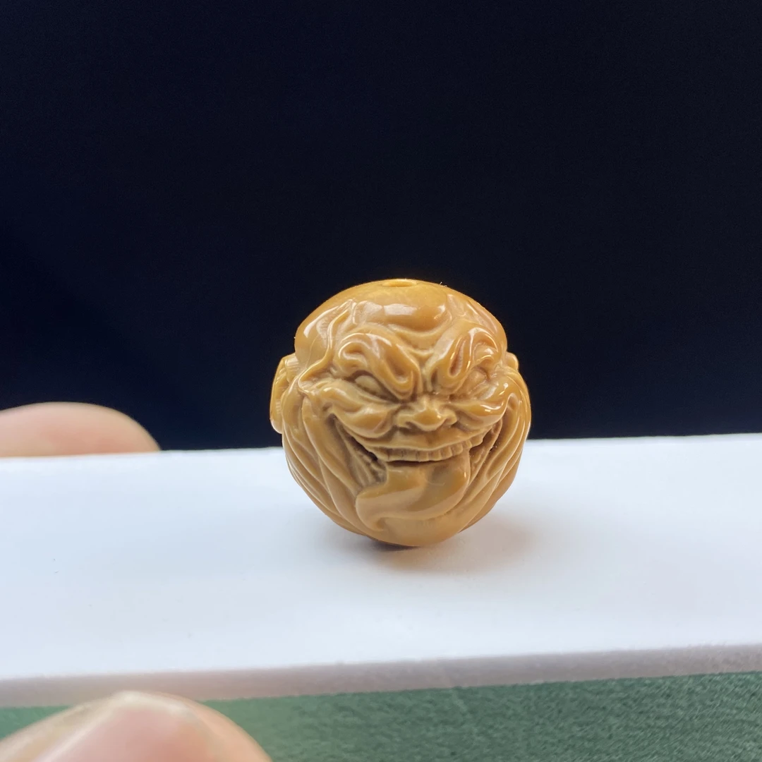 猴头手串单颗雕刻籽新大舌头肌肉舔僧