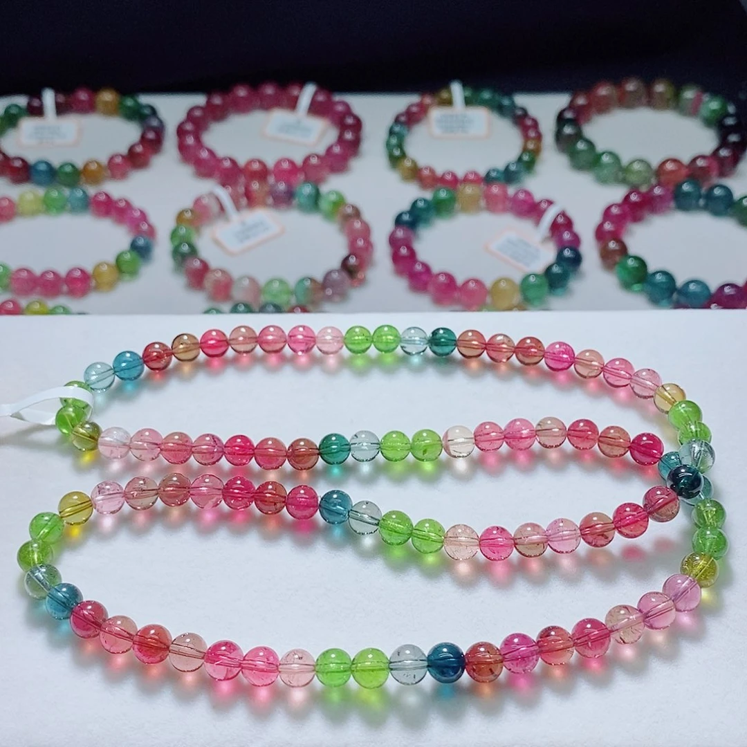 手链未镶嵌碧玺6.2mm左右