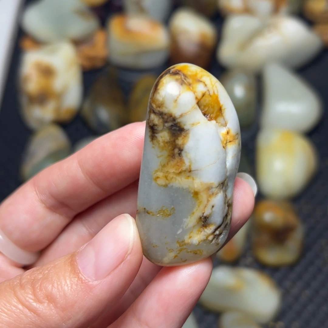 和田玉未镶嵌挂件62