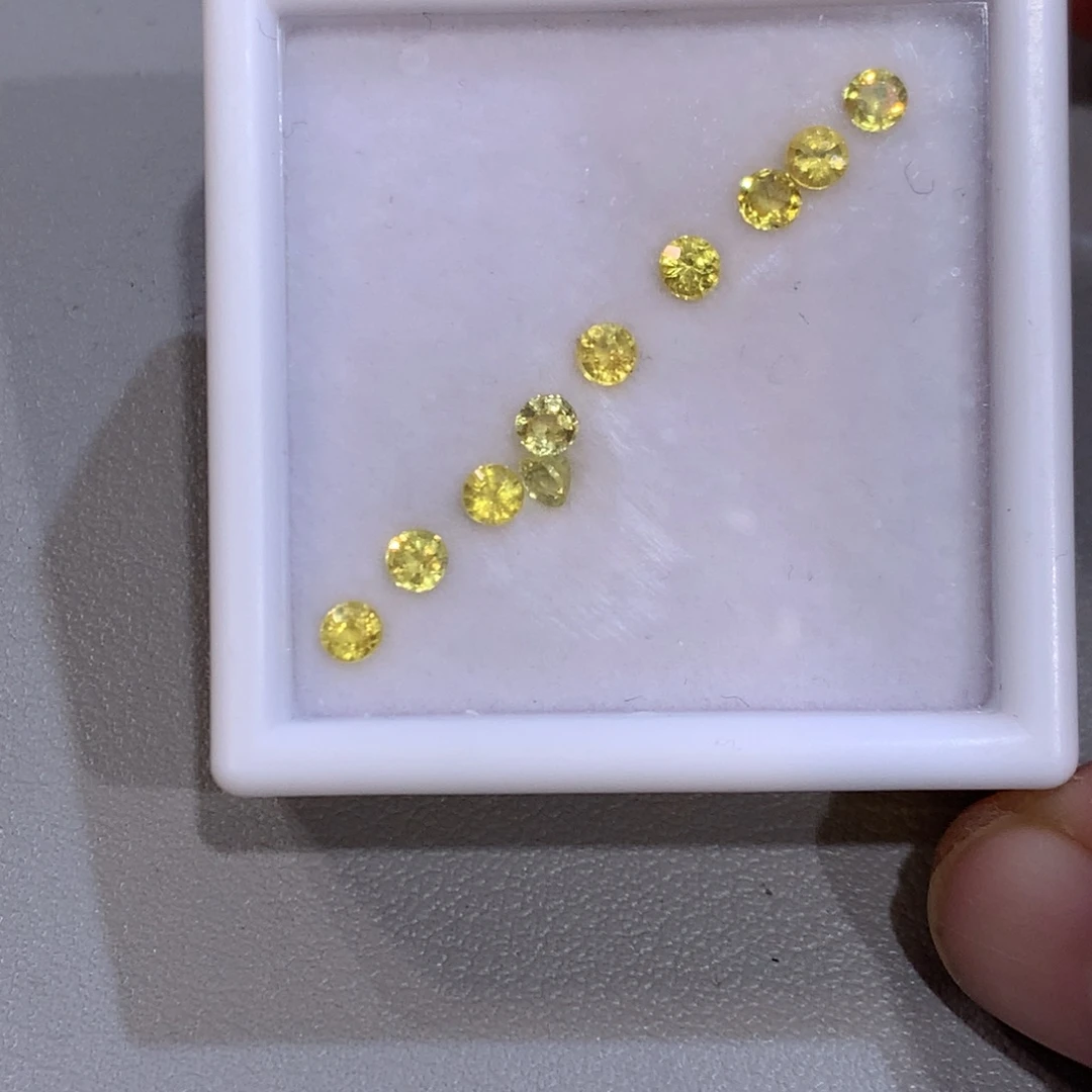 蓝宝石裸石圆约3mm