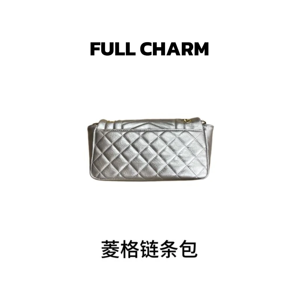 【 E140】FULLCHARM-菱格链条包-百搭手提单肩斜挎包大容量通勤女包