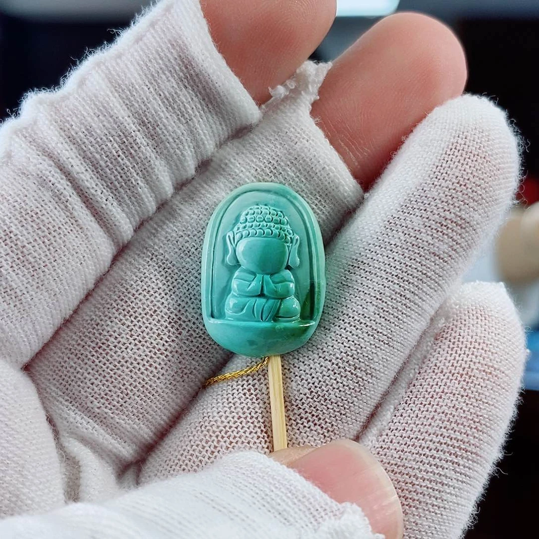 未镶嵌绿松石珠宝奇石