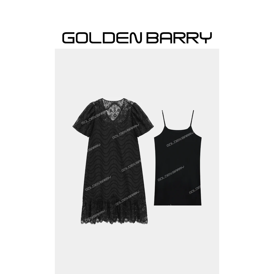 GOLDENBARRY|301283“巴洛克夜曲”蕾丝古堡连衣裙