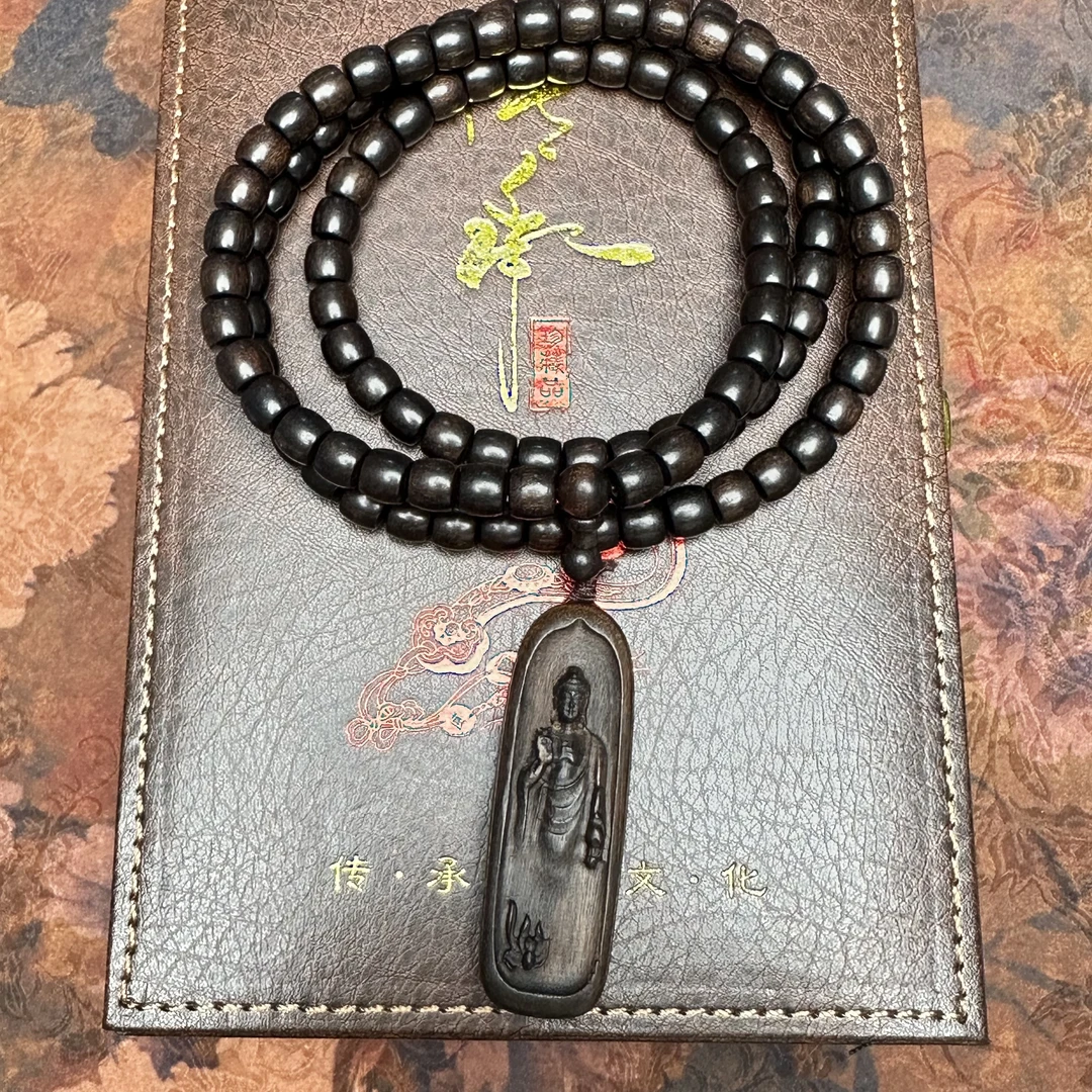 S1244-檀木直切7*8大日如来配礼盒)