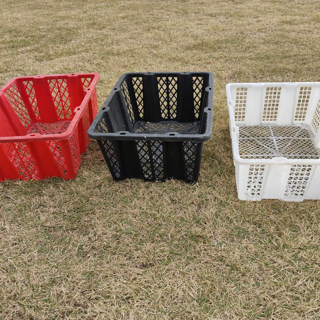 腾欣塑料筐配色黑色白色红色框家用创意大大号5个装