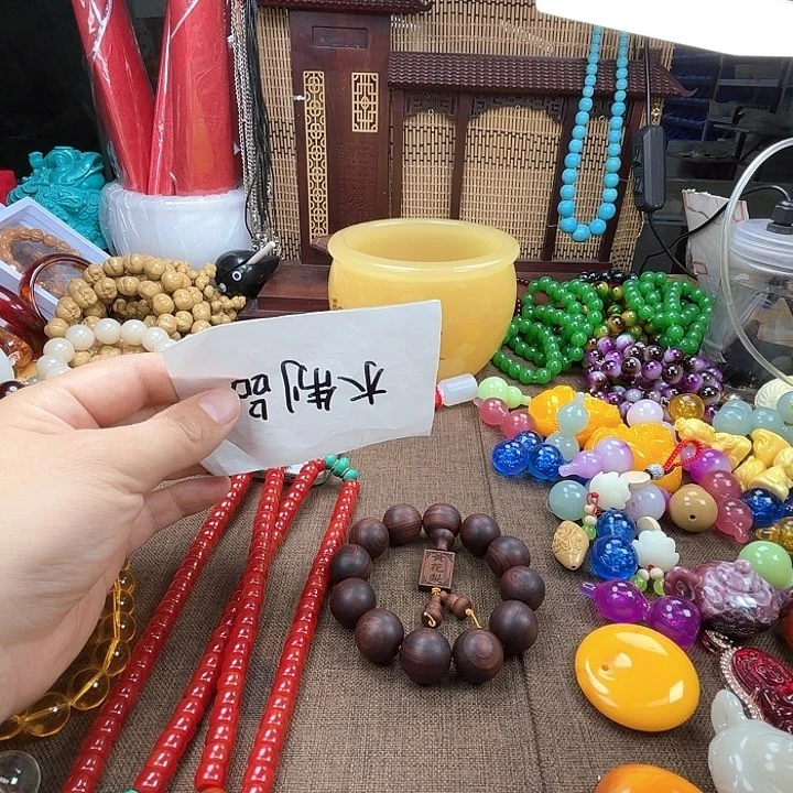 非洲紫檀（红花梨）166号卡10的108算盘珠