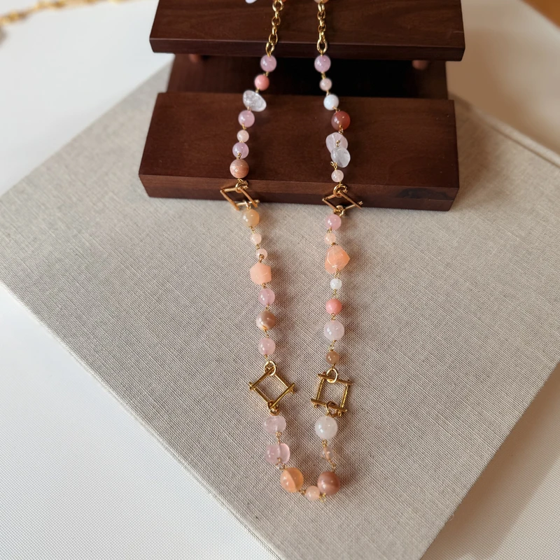 铜合金珐琅项链 意大利手工饰品 B古典小众项链（P0915）