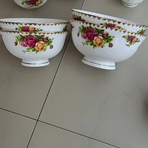 处理款5.5英寸6英寸汤饭碗各两个