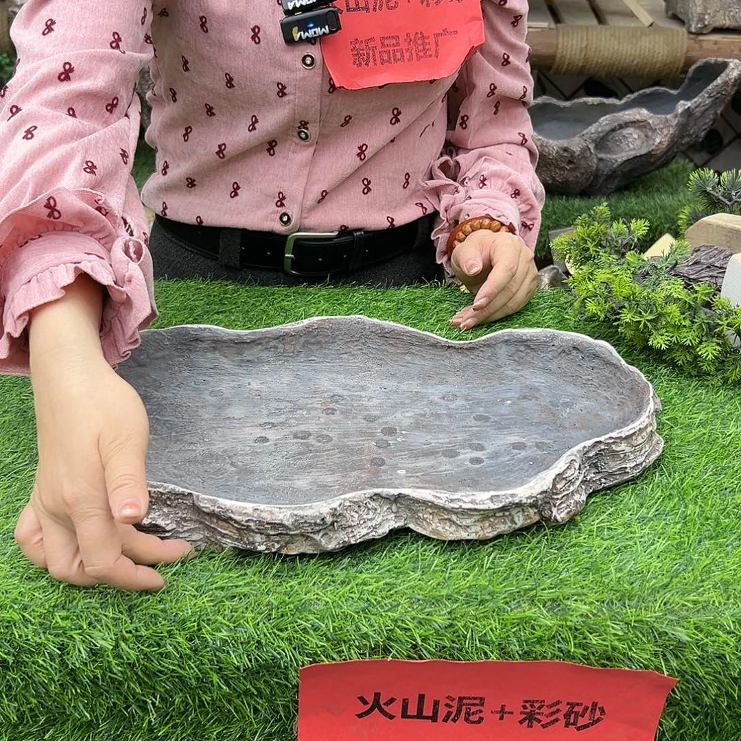 盆景异性花盆鱼缸y40