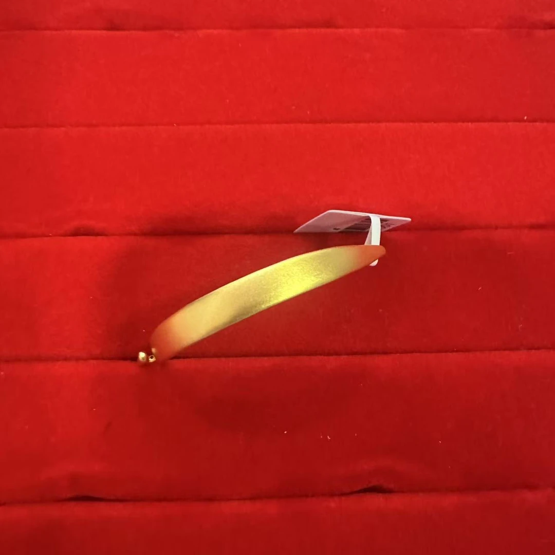 【莹莹专享】足金999 半镯 GP    1.74 纳金添喜