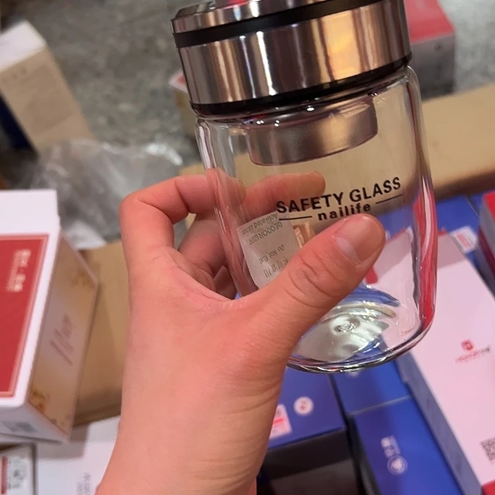 那艾单层330ml  鹅蛋杯黑微瑕