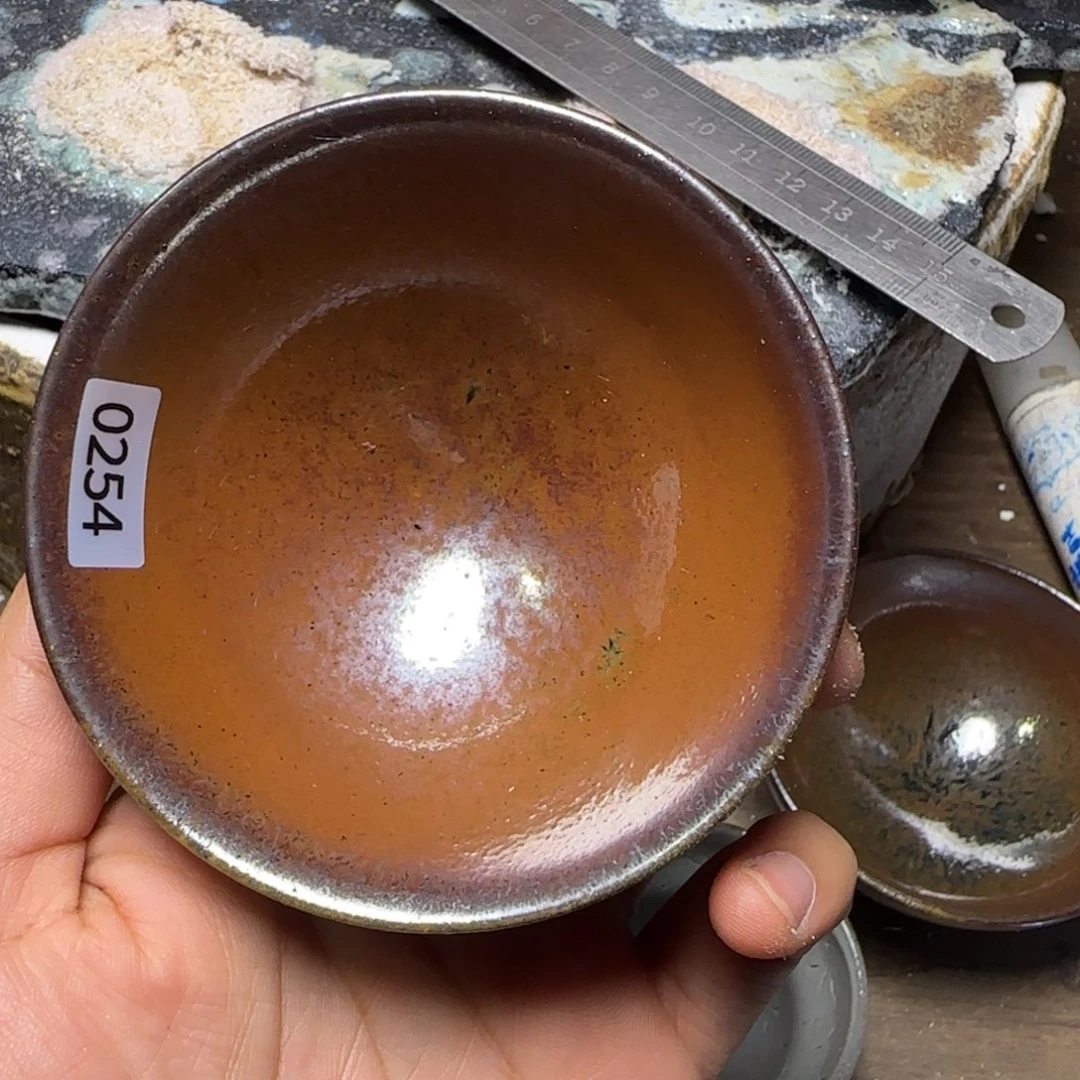 美***茶茶盏柴烧建盏闪购链接254