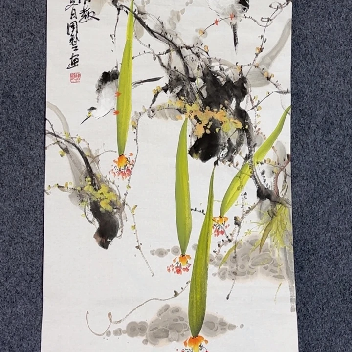 国画手绘国风国画作品