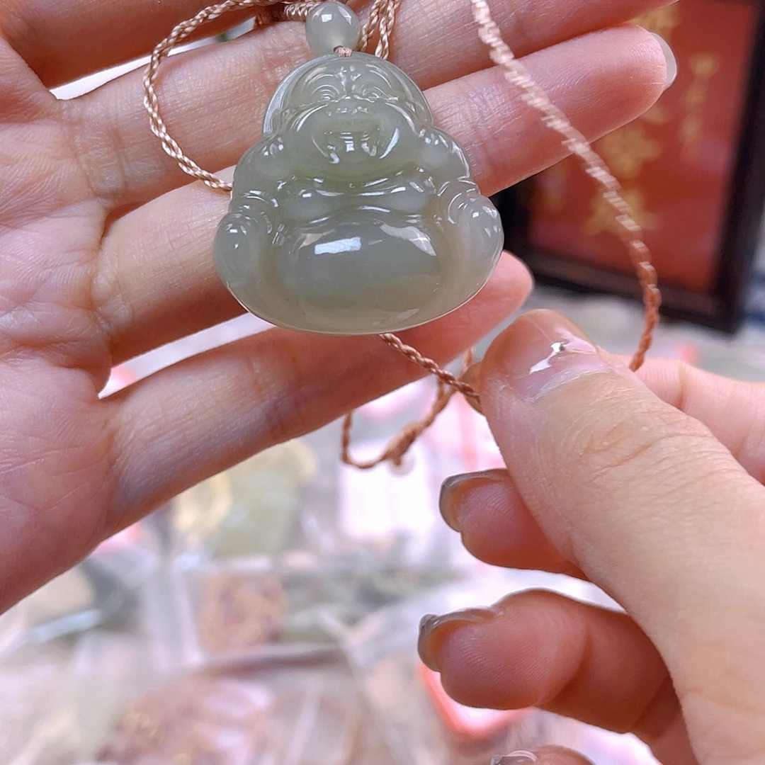 阳***洋吊坠(赠链)未镶嵌和田玉