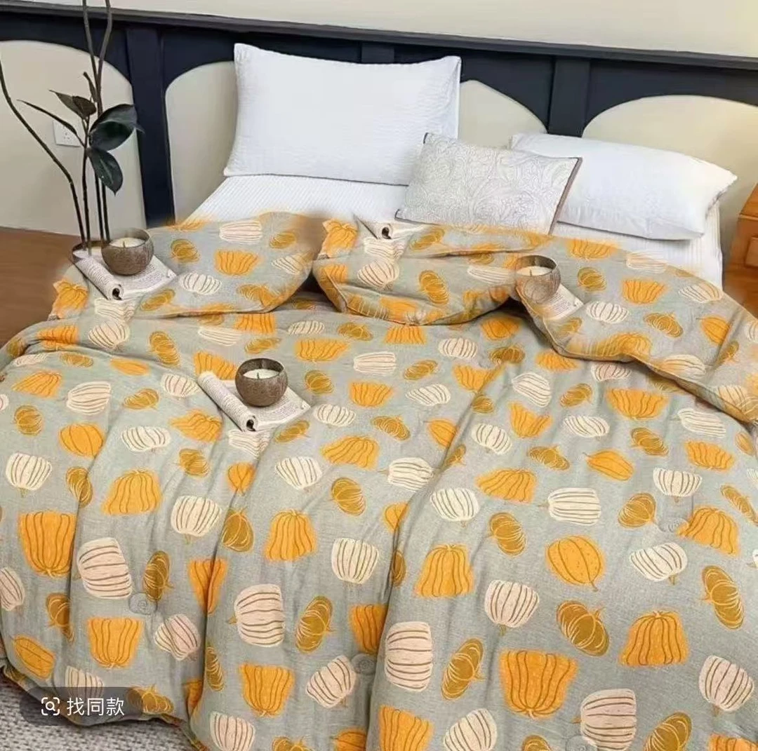被罩！！复古双纱棉绸被套5880