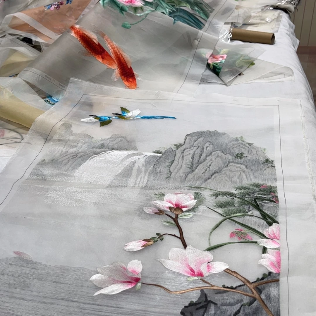 刺绣用****9纯手工打造苏州特色