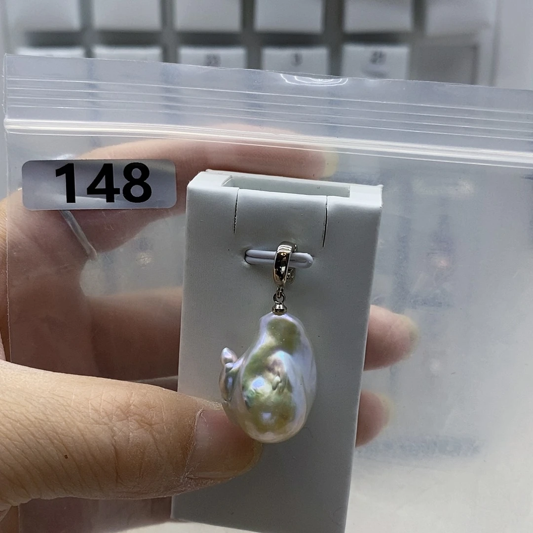颈饰合金淡水珍珠