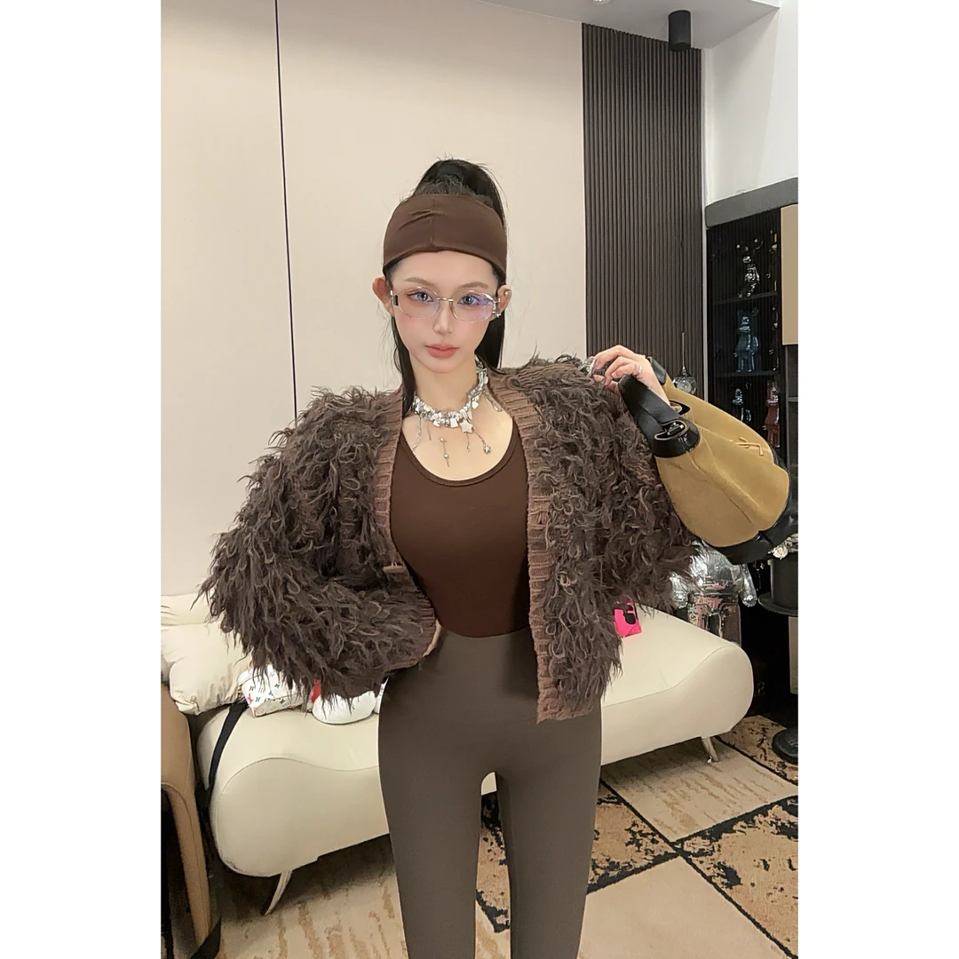 July ·Seven 10/10《毛毛艾斯比》毛毛毛衣外套