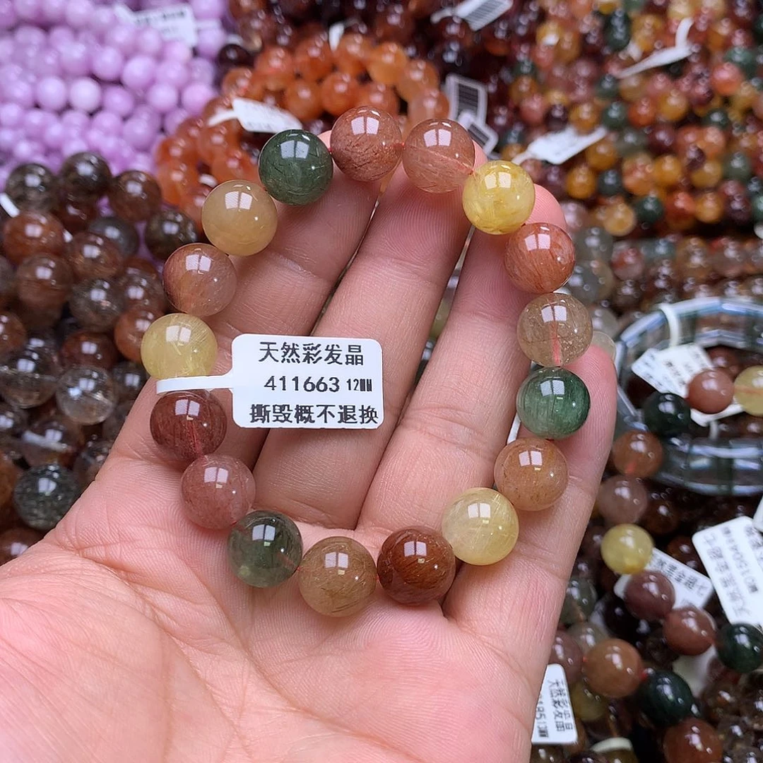 水晶手链未镶嵌，，