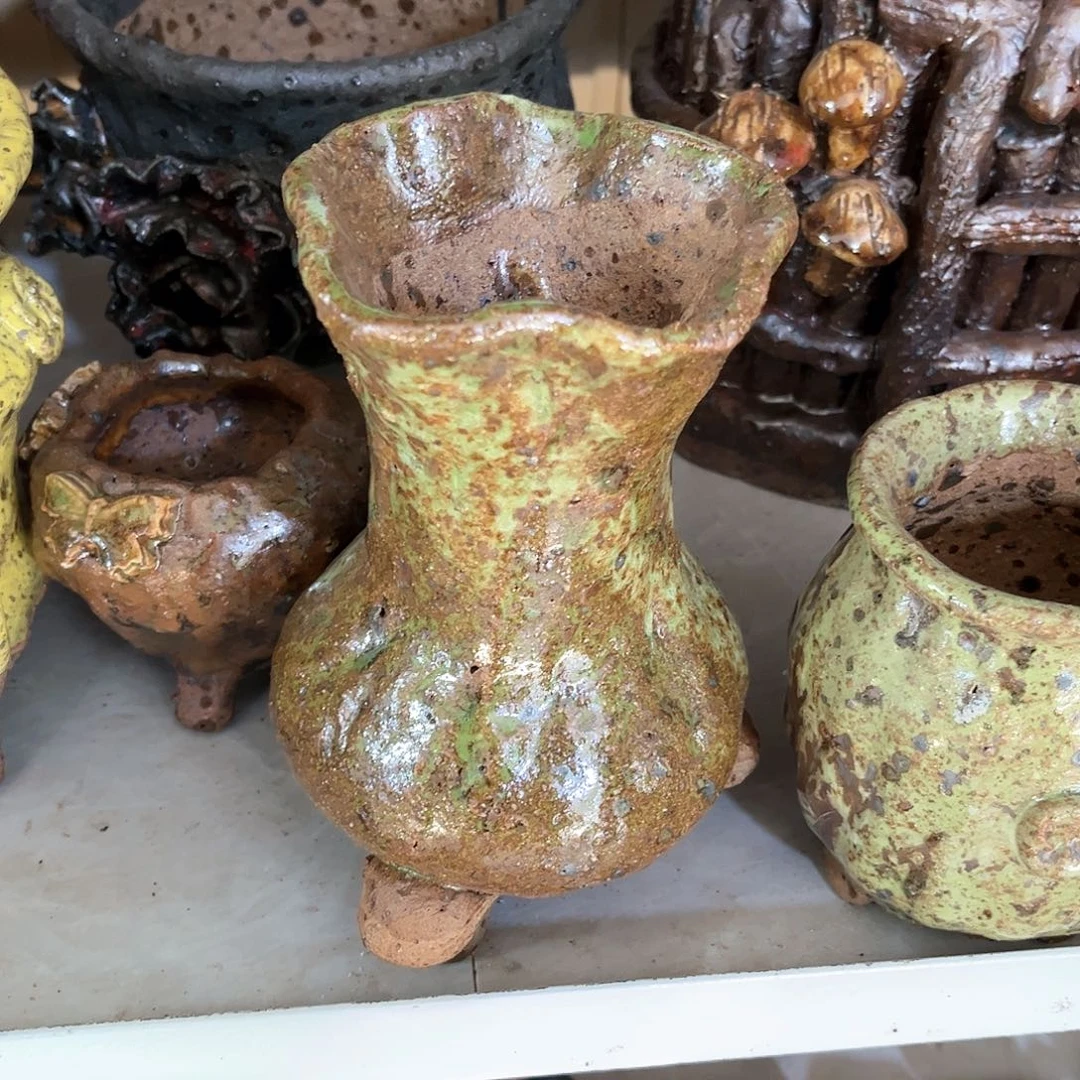 泥塑孙*x古镇炻陶花盆